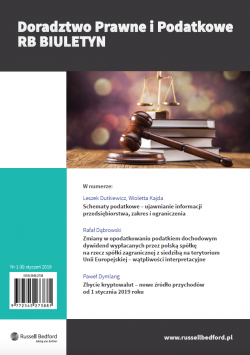 Numer 6 - Doradztwo Prawne i Podatkowe RB Biuletyn