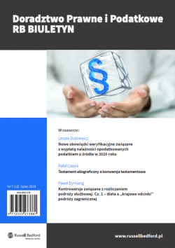 Numer 12 - Doradztwo Prawne i Podatkowe RB Biuletyn