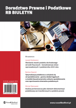 Numer 14 - Doradztwo Prawne i Podatkowe RB Biuletyn