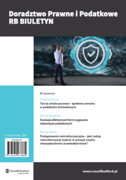Numer 20 - Doradztwo Prawne i Podatkowe RB Biuletyn