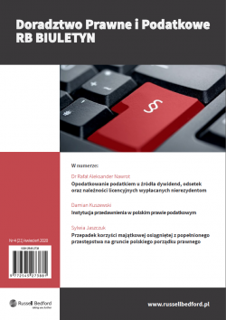 Numer 21 - Doradztwo Prawne i Podatkowe RB Biuletyn