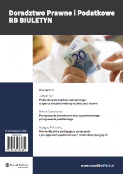 Numer 23 - Doradztwo Prawne i Podatkowe RB Biuletyn