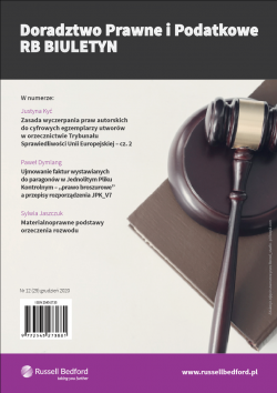 Numer 29 - Doradztwo Prawne i Podatkowe RB Biuletyn