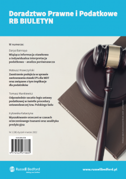 Numer 38 - Doradztwo Prawne i Podatkowe RB Biuletyn