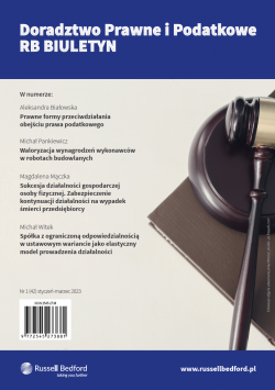 Numer 42 - Doradztwo Prawne i Podatkowe RB Biuletyn