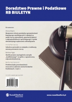 Numer 43 - Doradztwo Prawne i Podatkowe RB Biuletyn